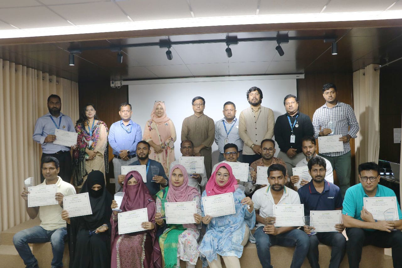 Certificate award giving ceremony for over 50 Caregivers.