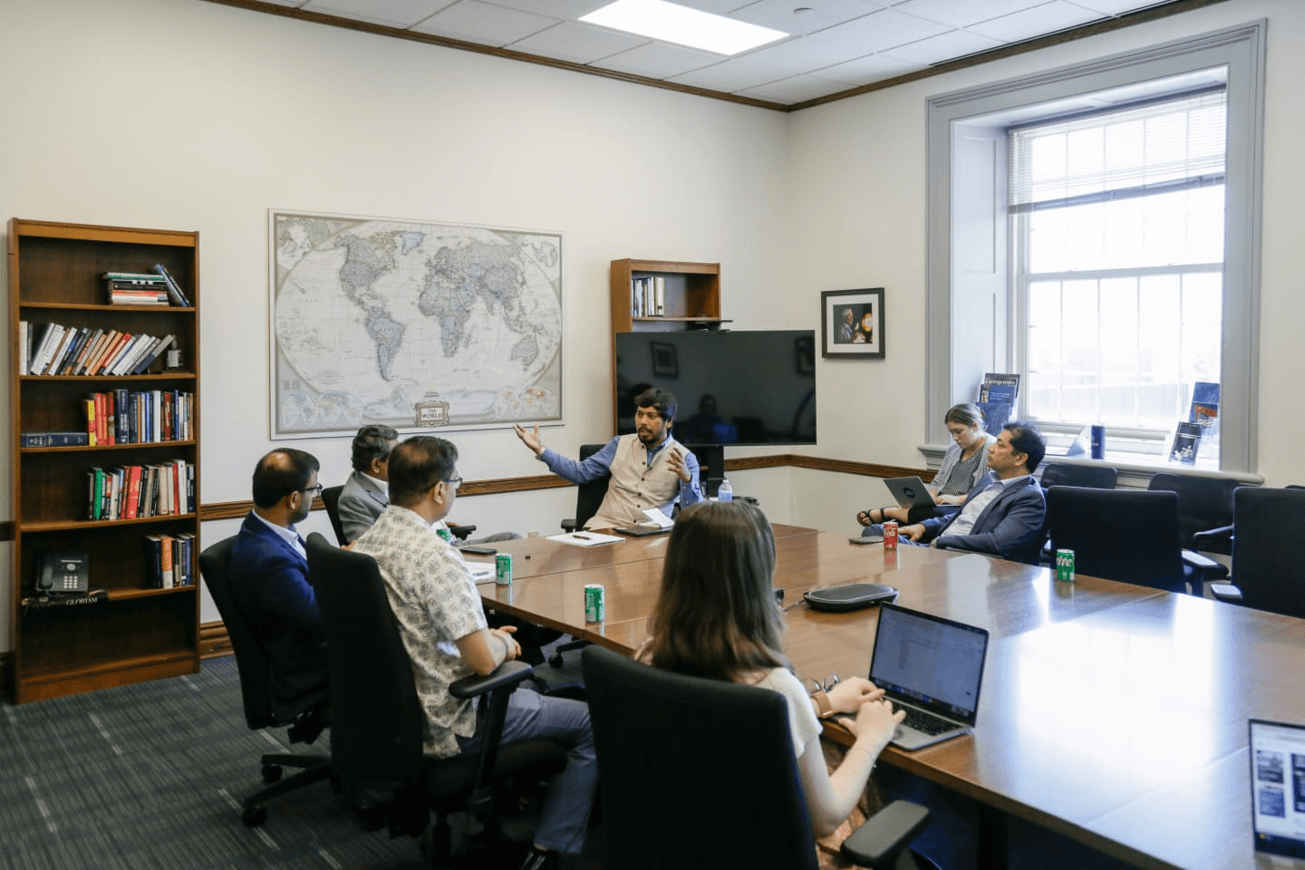 Dr Sanjib Roy, Director of SIMEC Research Center delivered a lecture at the Berkley Center for Religion, Peace, and World Affairs at Georgetown University, Washington DC in 22 May 2024.